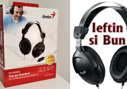 Film Casti Stereo Genius HS-505X cu microfon